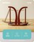 Yarn Holder Magnetic, Wooden Yarn Ball Holder with T-Shaped Holder & Phone Stand